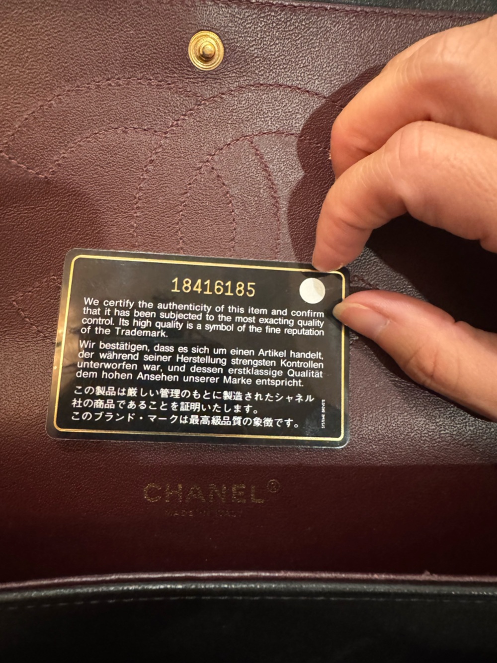 Authantic CHANEL Chanel Classic Maxi Double Flap Bag - Picture 15 of 16